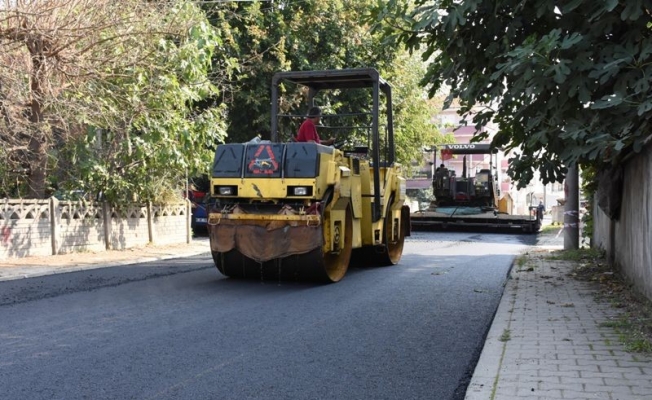 Yeni sanayi çarşısı asfaltlama çalışması başladı