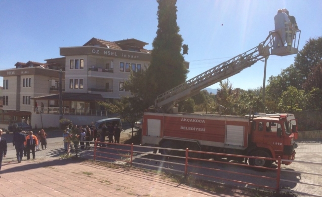 Akçakoca Devlet Hastanesinde tatbikat