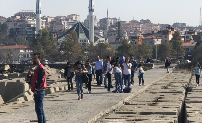 Akçakoca’da hafta sonu yazdan kalma günler yaşandı