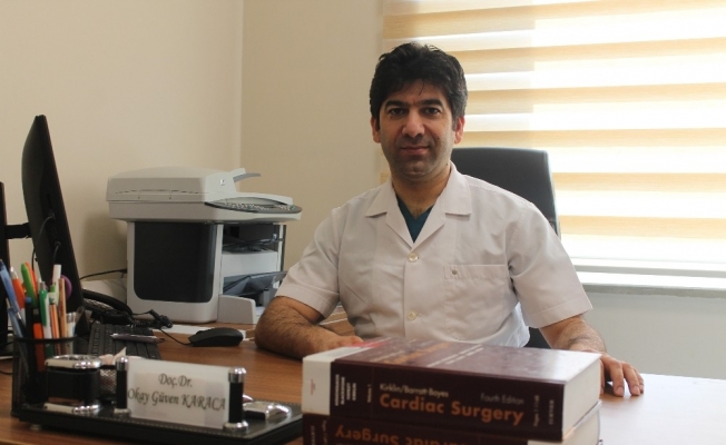 Düzce Üniversitesinde kalbi durdurmadan ameliyat