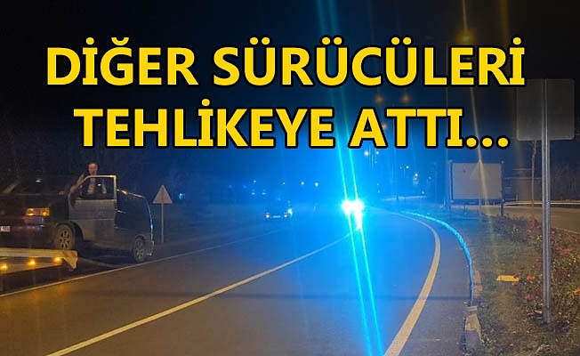 DRİFT ATAN ALKOLLÜ SÜRÜCÜ YAKALANDI