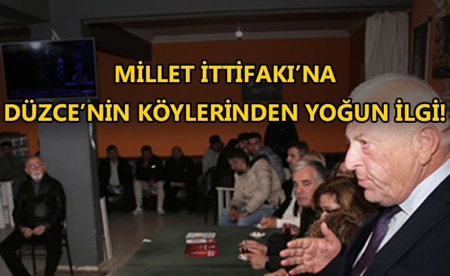 7 KÖYDEN DESTEK SÖZÜ ALDILAR