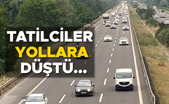 TEM OTOYOLU VE OTOBÜS TERMİNALİNDE YOĞUNLUK BAŞLADI