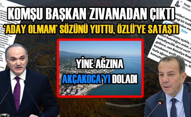 ÖZLÜ’DEN TOKAT GİBİ YANIT: BIRAK BİZDEN BİR ŞEY ALMAYI BOLU’YA NE VERDİN?