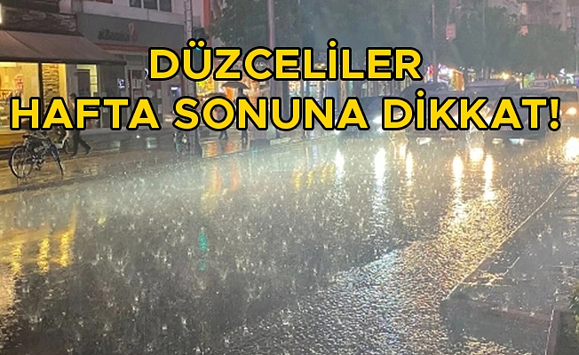 METEOROLOJİ’DEN KUVVETLİ YAĞIŞ UYARISI