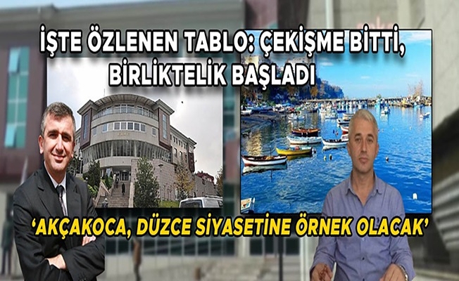 DÜZCE’NİN İNCİSİ HASRET KALDIĞI HİZMETLERE KAVUŞACAK