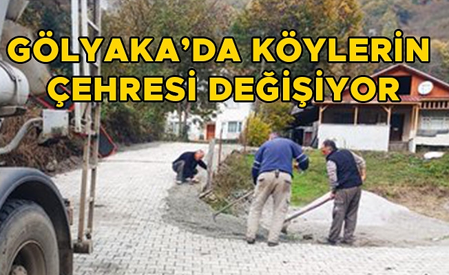 PARKE TAŞI VE OTOBÜS DURAĞI ÇALIŞMASI TAMAMLANDI