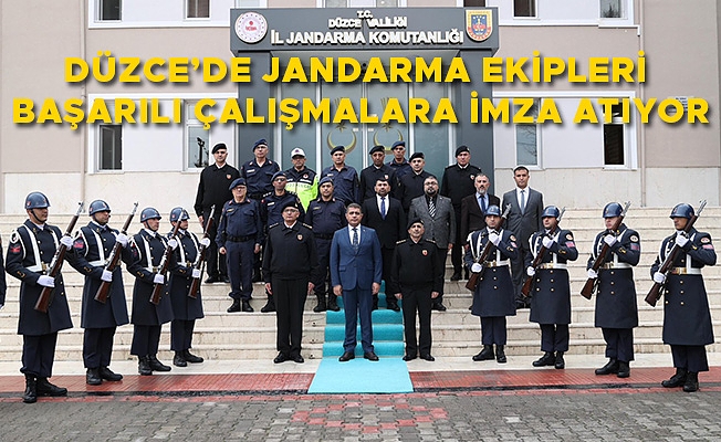 VALİ ASLAN JANDARMA KOMUTANI TETİK’TEN FAALİYETLERİ HAKKINDA BİLGİ ALDI