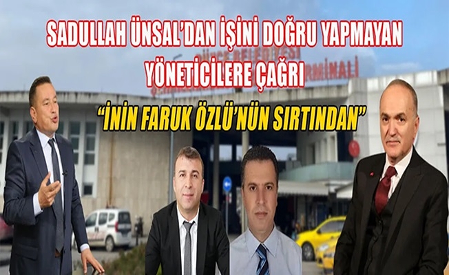 “DÜZCE TERMİNALİ’Nİ DÜZCE’YE YAKIŞAN HALE GETİRİN”