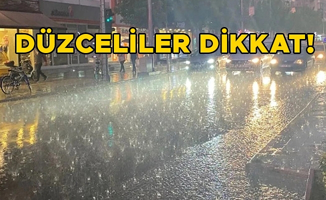 METEOROLOJİDEN KUVVETLİ YAĞIŞ UYARISI