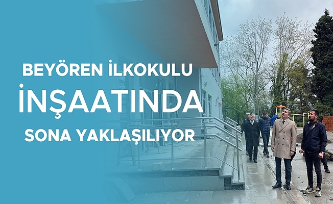 ÇELİK OKUL İNŞAATINDA İNCELEMELERDE BULUNDU