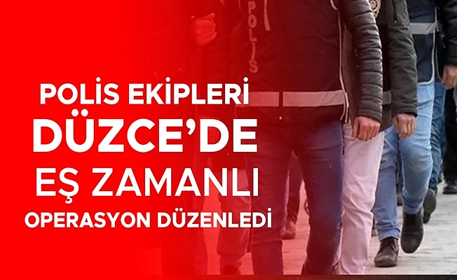 ÇOK SAYIDA ŞÜPHELİ GÖZALTINA ALINDI…