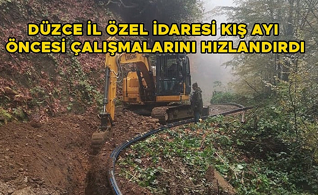 AKÇAKOCA’NIN KÖYLERİNDE İÇME SUYU ÇALIIŞMALARI DEVAM EDİYOR