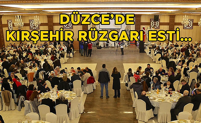 KIRŞEHİRLİLER DÜZENLENEN GECEDE BULUŞTU