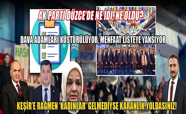 GENEL BAŞKANIN İLİNDE KADINLARIN EN AZ KATILDIĞI KONGRE