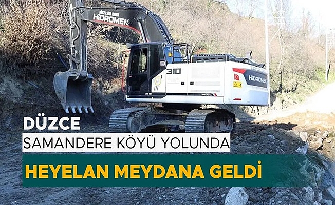 İL ÖZEL İDARESİ YOLU YENİDEN ULAŞIMA AÇMAK İÇİN ÇALIŞMALARINI SÜRDÜRÜYOR