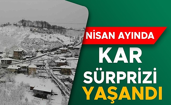 DÜZCE’NİN YÜKSEK KESİMLERİ BEYAZA BÜRÜNDÜ