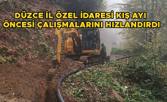 AKÇAKOCA’NIN KÖYLERİNDE İÇME SUYU ÇALIIŞMALARI DEVAM EDİYOR