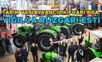 YIĞILCALI ÜRETİCİLER FUARA YOĞUN İLGİ GÖSTERDİ