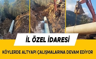 HACIYERİ KÖYÜ’NDE Kİ CTP BORU YERLEŞTİRME ÇALIŞMALARI TAMAMLANDI