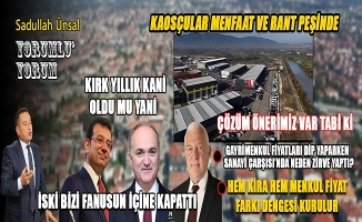 İSKİ BİZİ FANUSUN İÇİNE KAPATTI