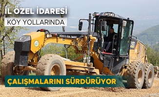 AKTARLA KÖYÜ YOLUNDAKİ ÇALIŞMALAR TAMAMLANDI