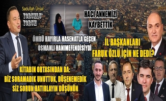 BUGÜN BİZ DEĞİL DÜZCELİLER KONUŞACAK