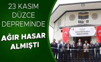 DÜVERDÜZÜ KÖYÜ CAMİ DÜZENLENEN TÖRENLE İBADETE AÇILDI