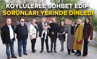 VALİ ASLAN KÖY ZİYARETLERİNE DEVAM EDİYOR